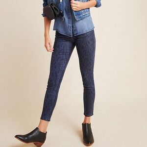 Joe's The Charlie Coated High-Rise Skinny Jeans